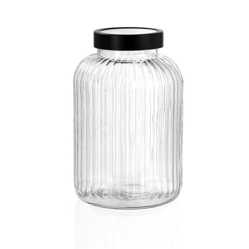 Black Glass Jar - 5L