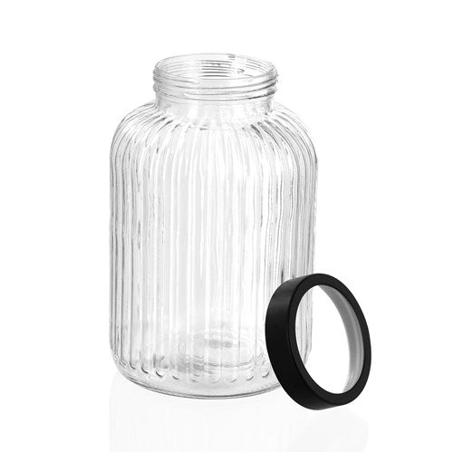 Black Glass Jar - 5L