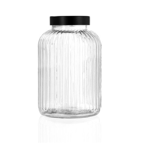 Black Glass Jar - 5L