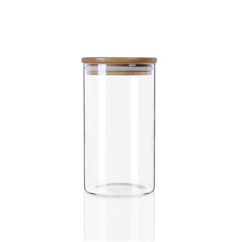 Bamboo Glass Jar - 700ml