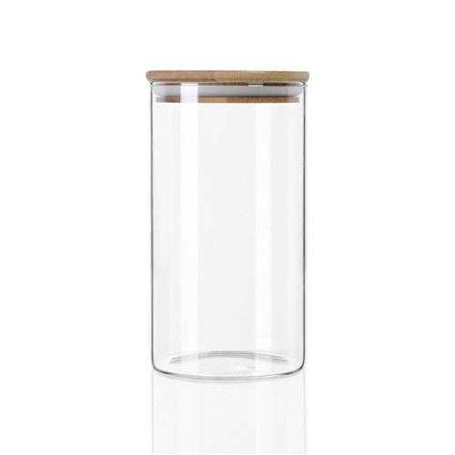 Bamboo Glass Jar - 1.2L