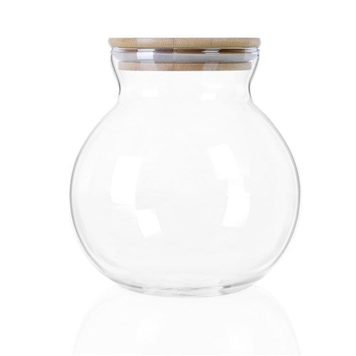 Bamboo Glass Jar - 1.6L