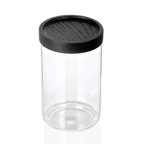 Black Glass Jar - 750ml