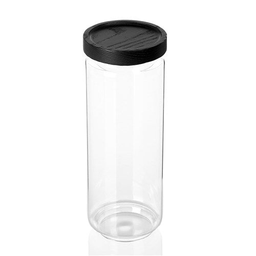 Black Glass Canister 1.4L