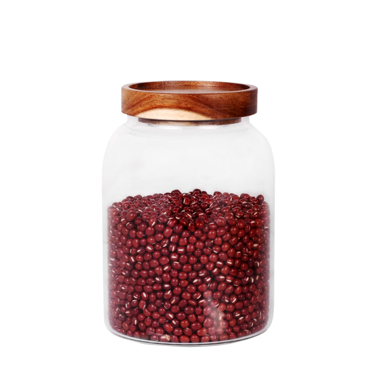 Wood Glass Jar - 1250ml