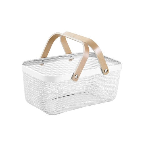 White Mesh Basket - Large