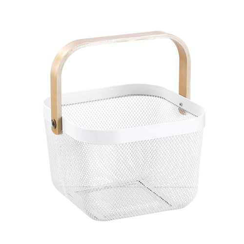 White Mesh Basket - Small